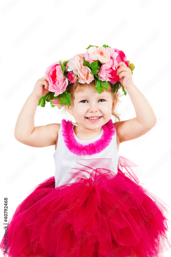 portrait of a beautiful child wearing a crown portrait of a beautiful child wearing a crown