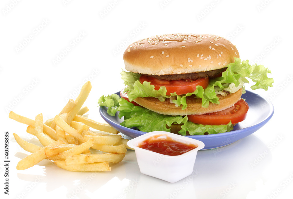 Big and tasty hamburger Big and tasty hamburger
