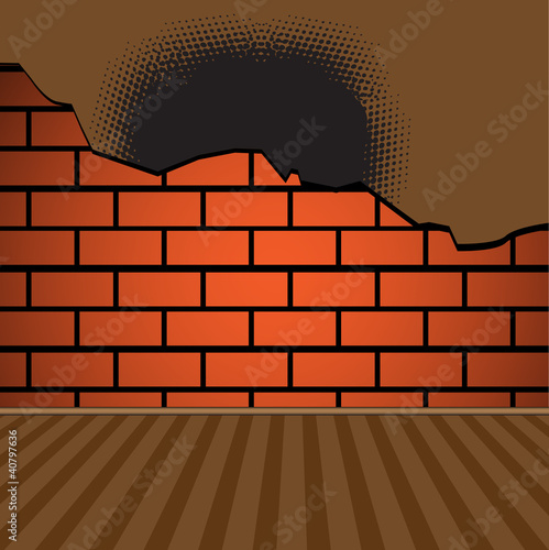 Brick wall