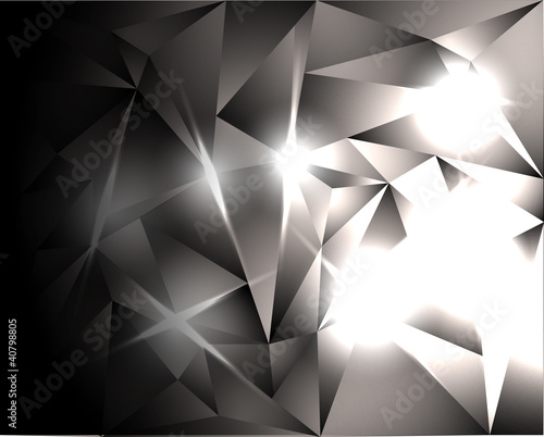 abstract background - bright crystals