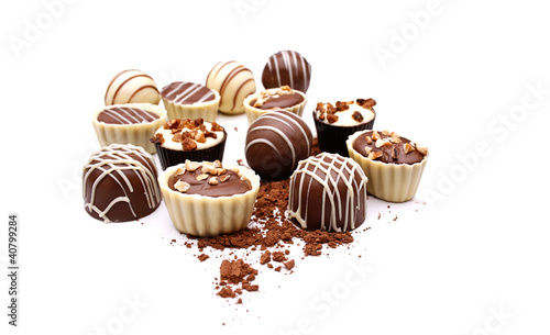 Asortment of chocolates