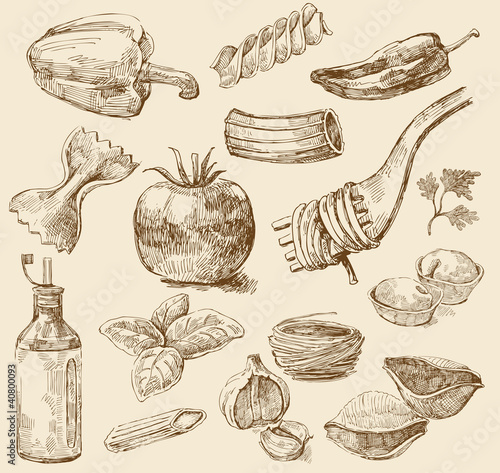 pasta shapes