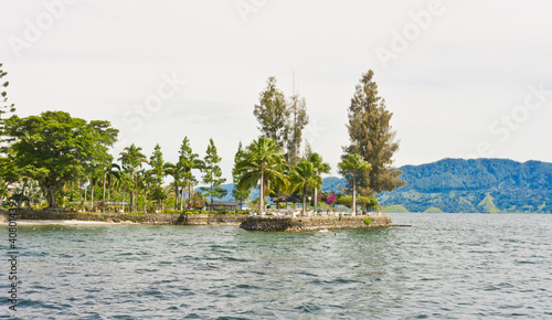 Samosir island in Lake Toba, Sumatra