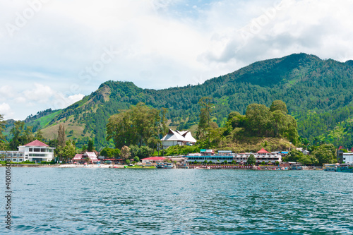 Lake Toba in Parapat Area, Sumatra