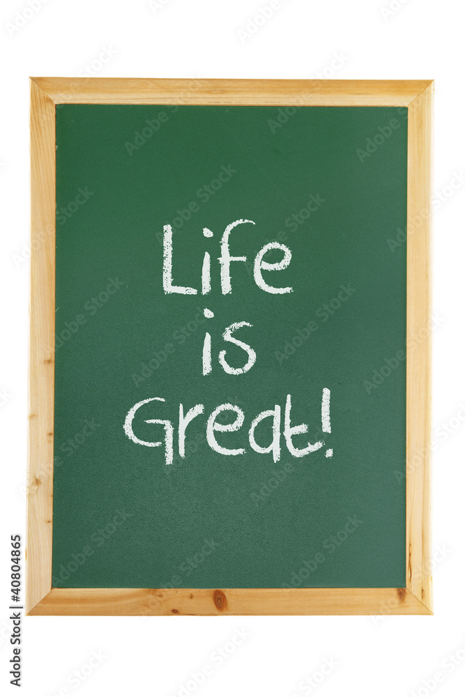 Blackboard with Inspiration Message Blackboard with Inspiration Message