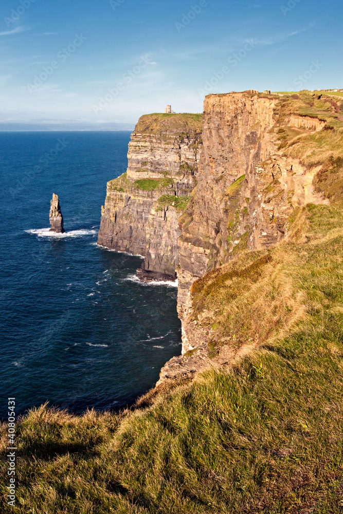 The Cliffs of Moher  in County Clare - Ireland.