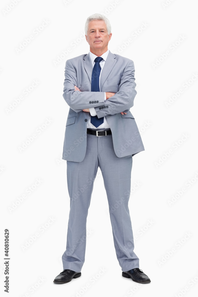 Portrait of a businessman with his arms folded Portrait of a businessman with his arms folded