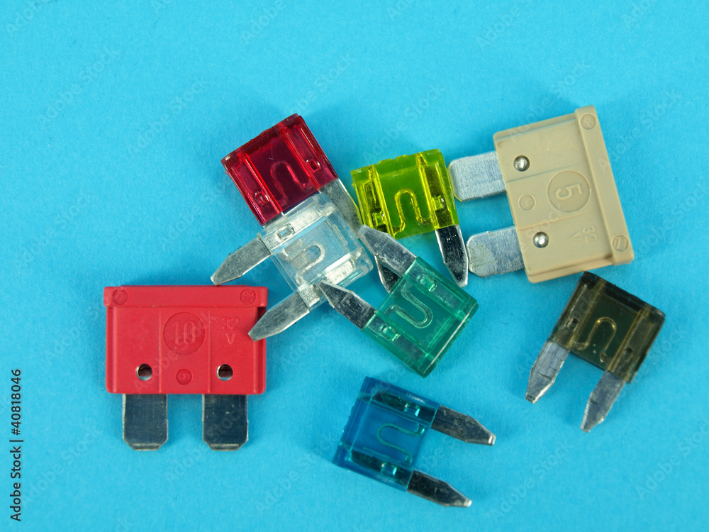 Fototapeta premium car fuses