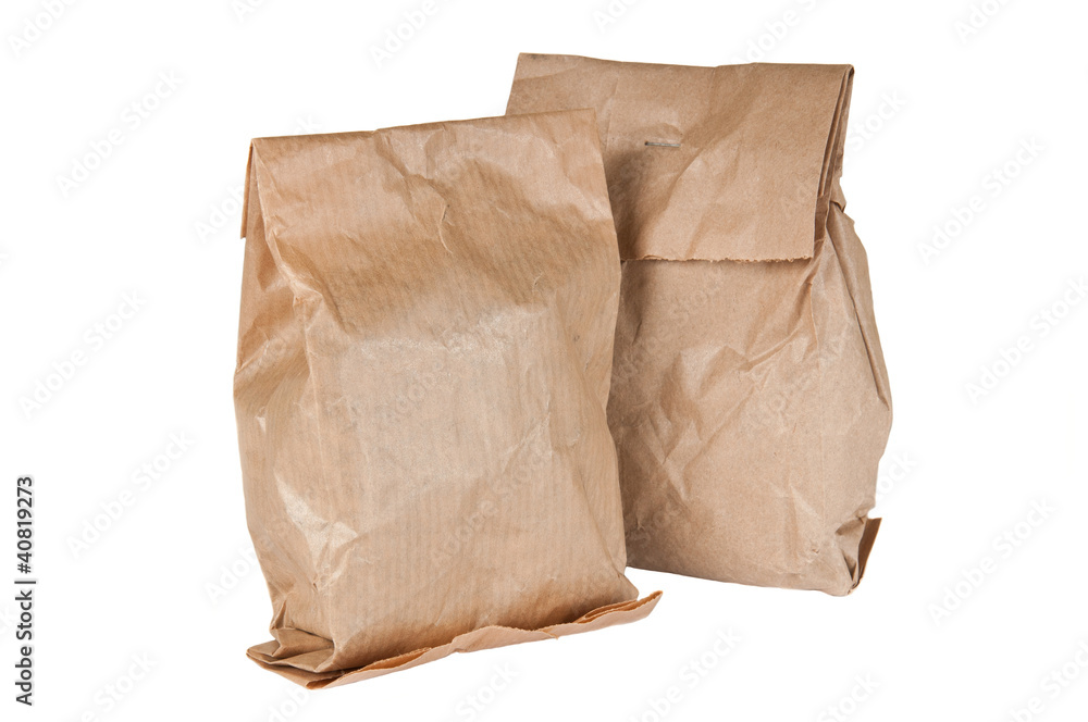 Paper bags of tea