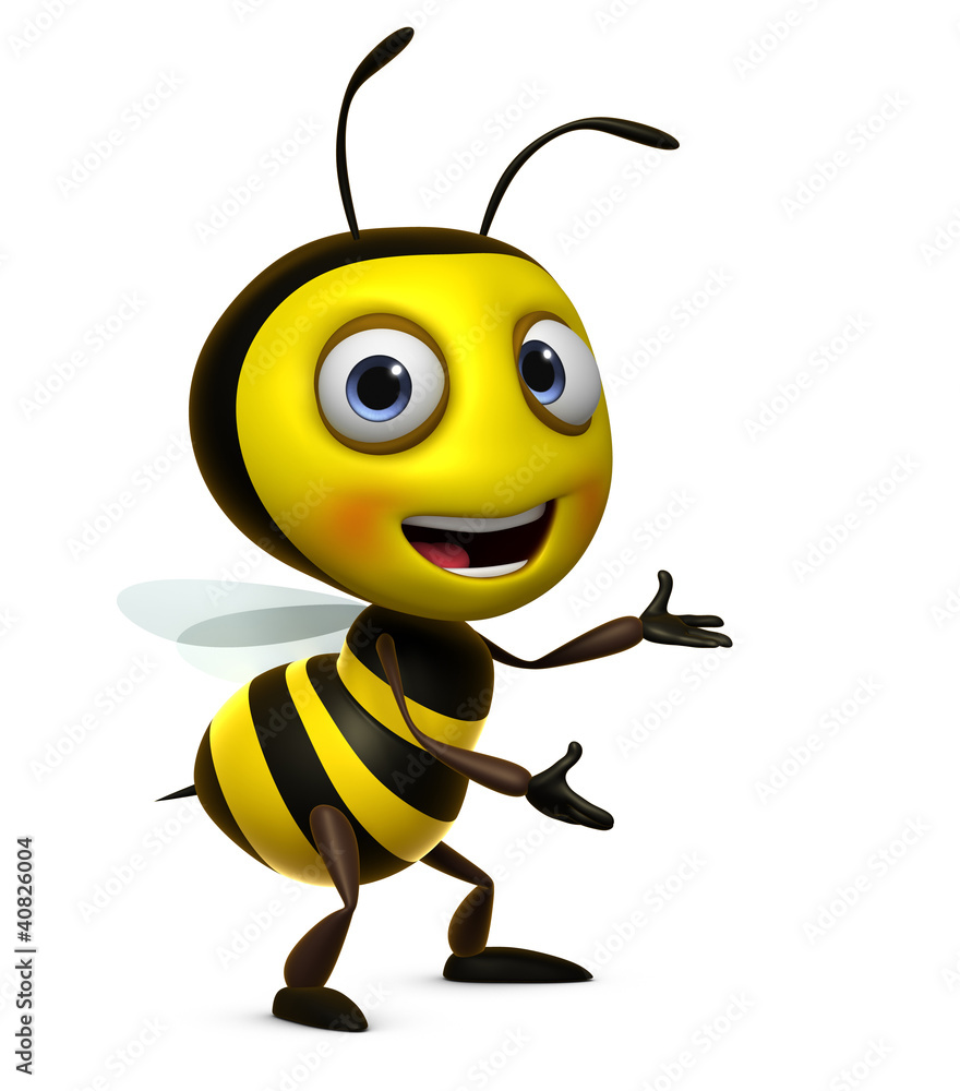 sweet honey bee - obrazy, fototapety, plakaty 