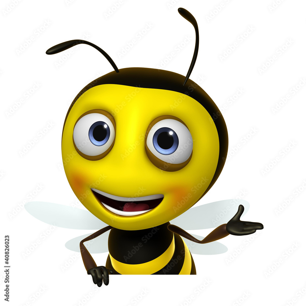 honey bee - obrazy, fototapety, plakaty 