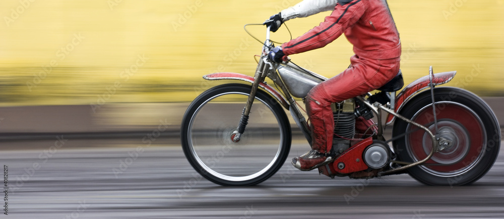 Photography Speedway rider