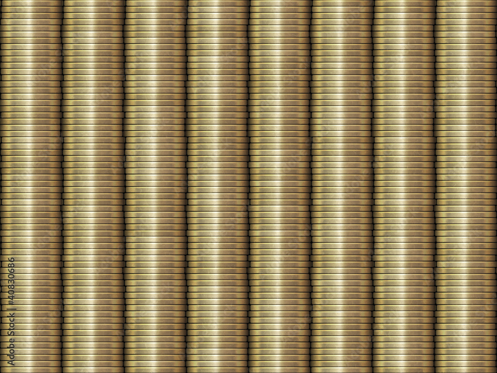 Stacked Golden Coins Background