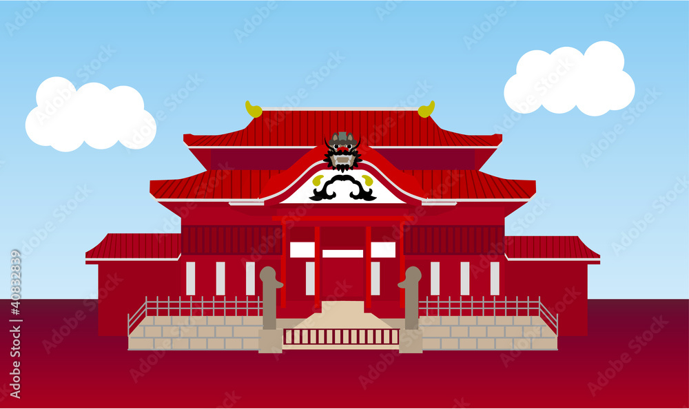 Fototapeta premium 首里城
