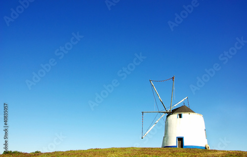Windmill at portuguese field