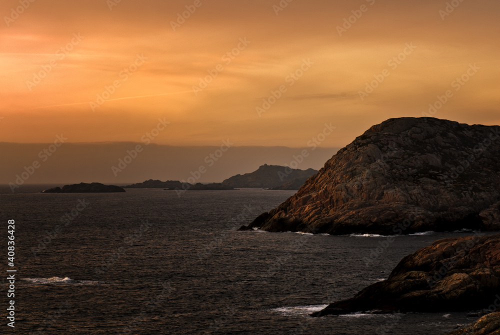 Sunset at Lindesnes.
