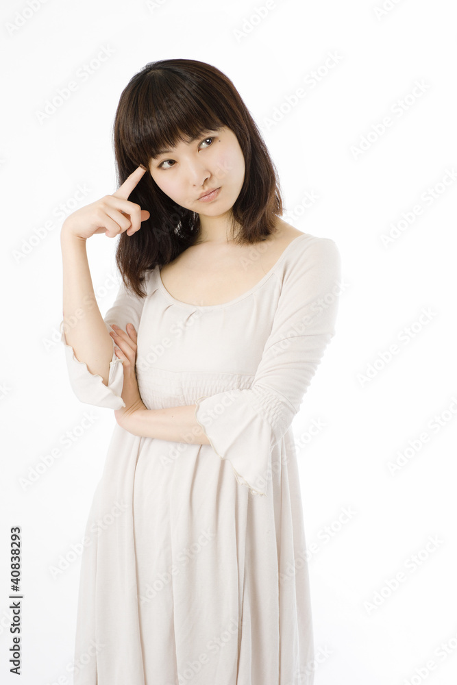 カジュアルな女性 カジュアルな女性