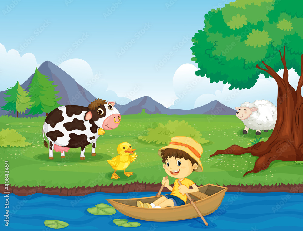 Farm scene Farm scene