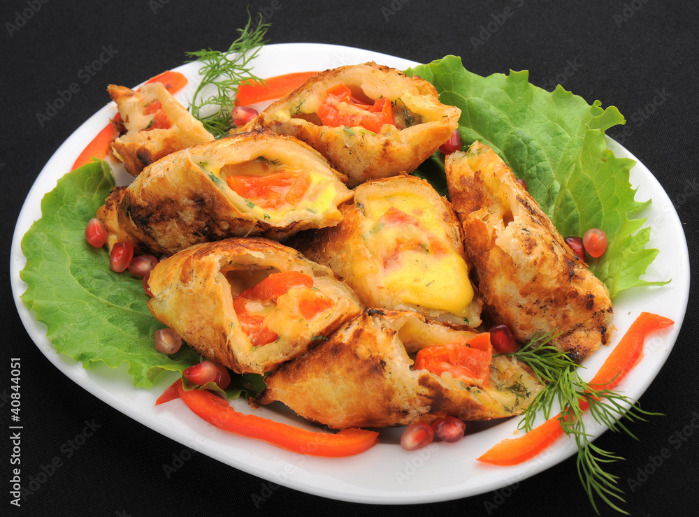 beautiful and tasty food on a plate beautiful and tasty food on a plate