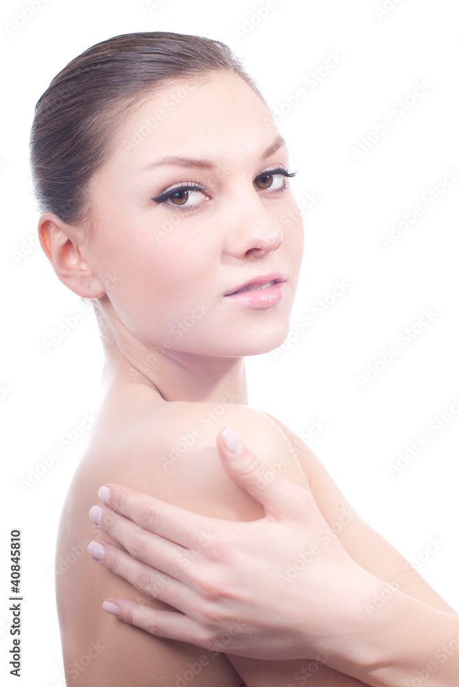 portrait of sexy caucasian young beautiful woman with clean skin portrait of sexy caucasian young beautiful woman with clean skin