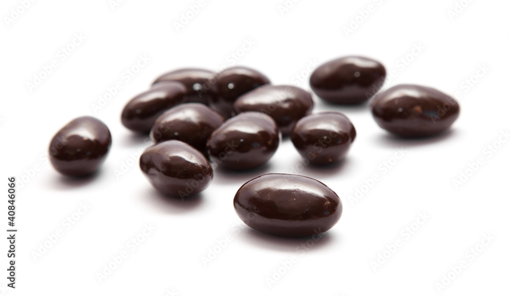 chocolate-coated almonds chocolate-coated almonds