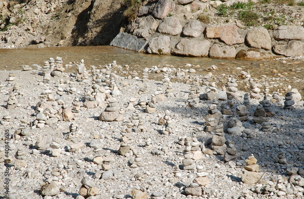 Fototapeta premium Pöllatschlucht steinmanndl