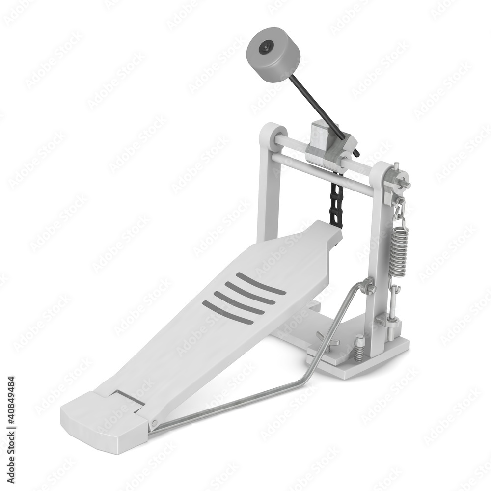 3d render of bass pedal 3d render of bass pedal