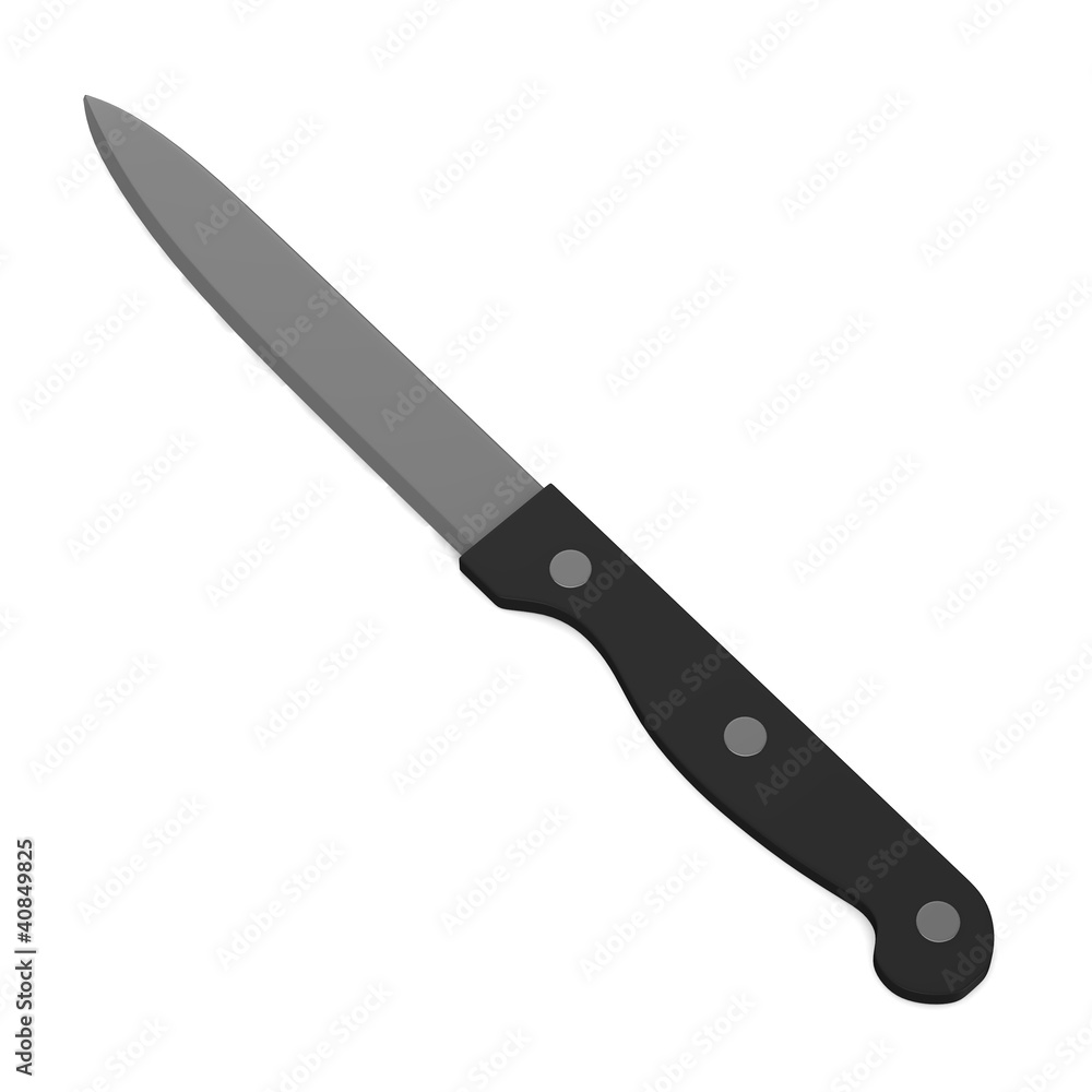 3d render of kitchen knife 3d render of kitchen knife