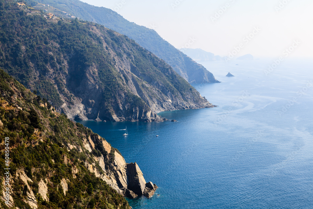 Beautiful Coastline of Cinque Terre, Italy