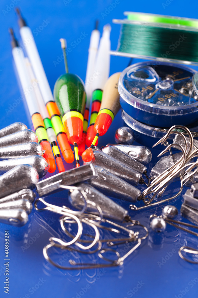 Obraz premium fishing equipment