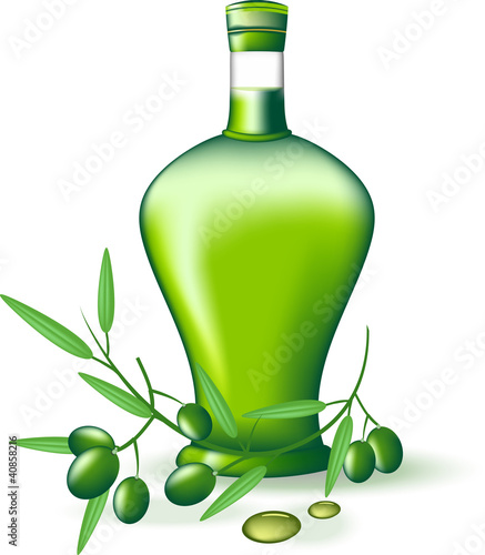 Bottiglia olio d'oliva