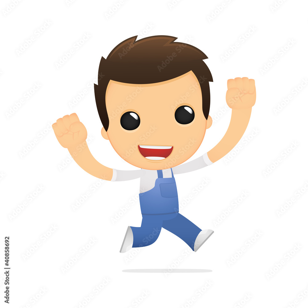 funny cartoon mechanic