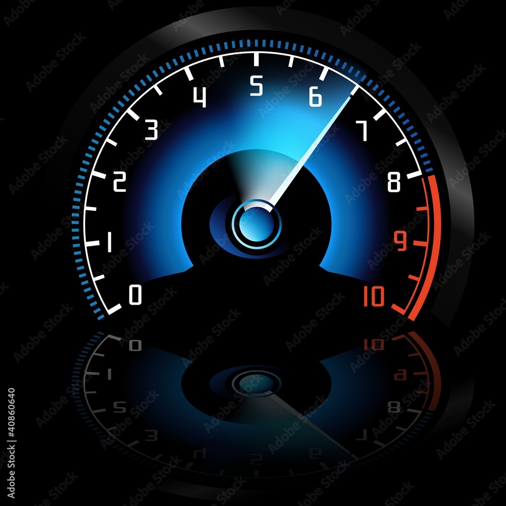 Fototapeta premium Speedometer