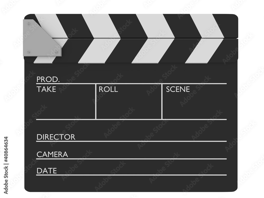 Obraz premium Closed cinema slate