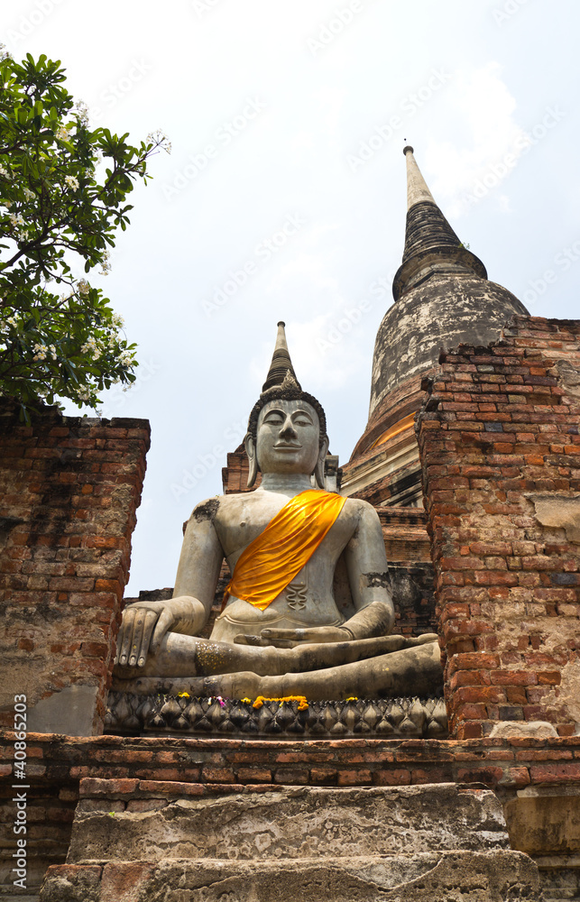 Fototapeta premium Buddha statue at historical park,Thailand
