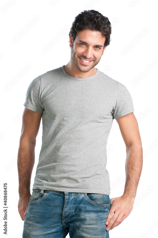 Happy smiling young man Happy smiling young man