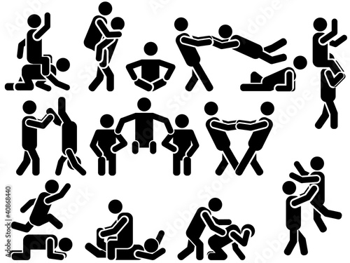 ICON MAN VARIOUS POSITIONS
