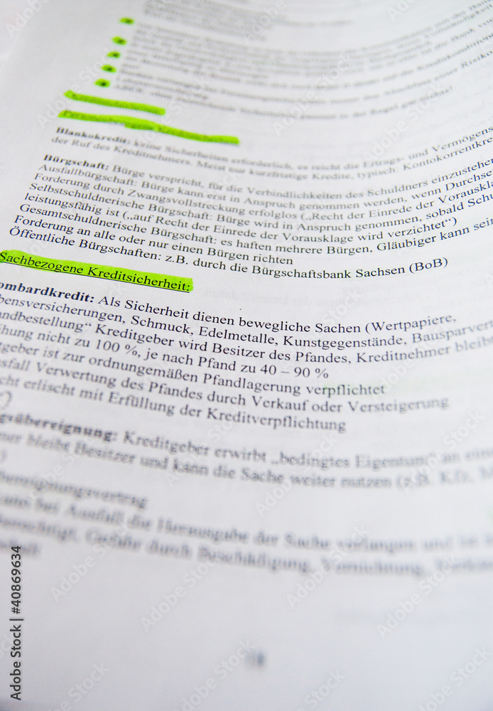 Obraz premium Documents marker