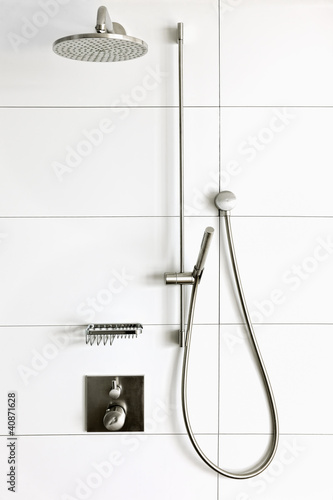 Luxury trendy shower room photo