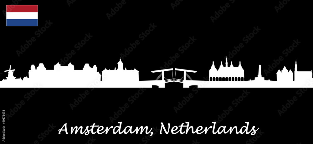 Skyline Amsterdam - Netherlands