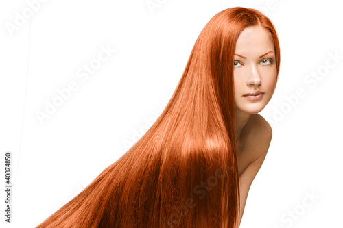 Wallpaper Mural woman with long healthy natural hair Torontodigital.ca