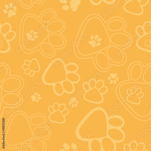 Paw Prints Background