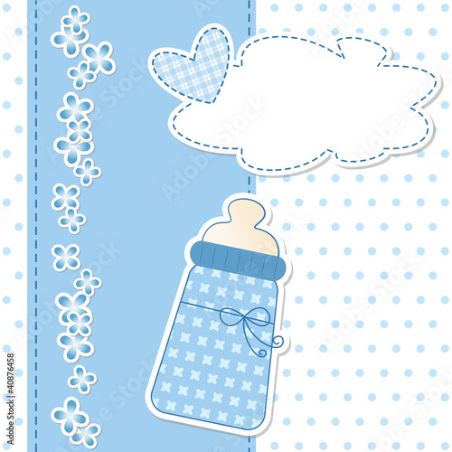 baby shower - nascita bimbo - fiocco azzurro