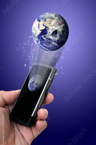 Mobile phone in hand