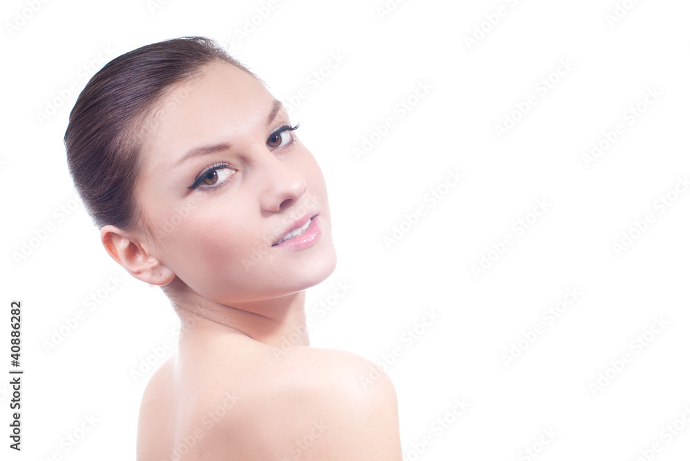 Young brunette woman beauty shot Young brunette woman beauty shot