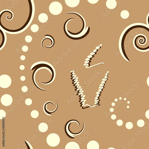 Seamless coffee background