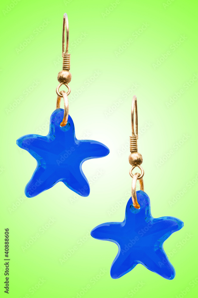 Fototapeta premium Jewellery concept with nice earrings