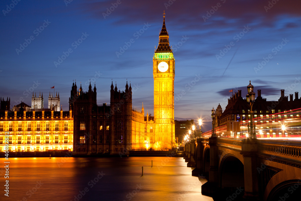 Fototapeta premium Big Ben River Thames London