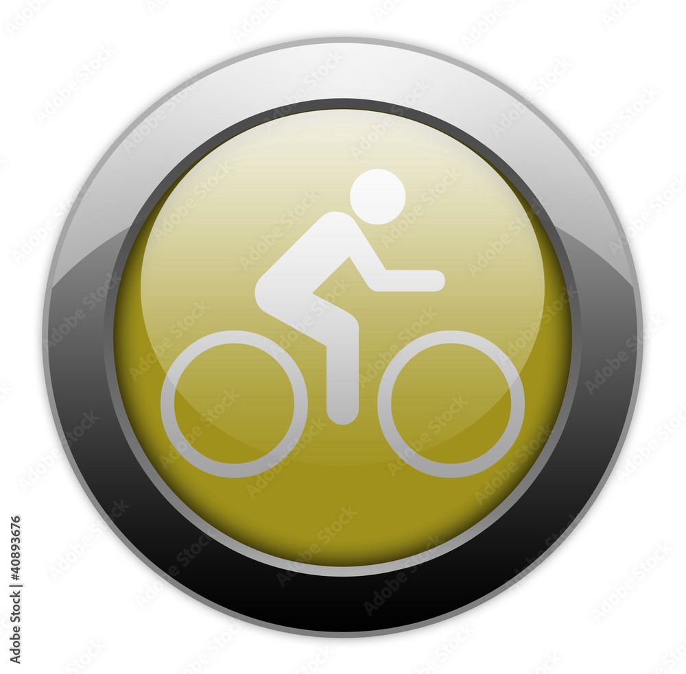 Yellow Metallic Orb Button Yellow Metallic Orb Button