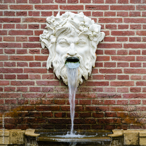 Mythological  sculpture fountain.